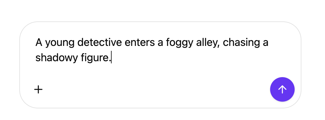 Input prompt in Crevas AI